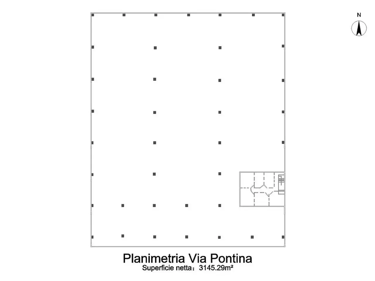 Capannone in Via Pontina, Aprilia, {3} - Planimetria 1