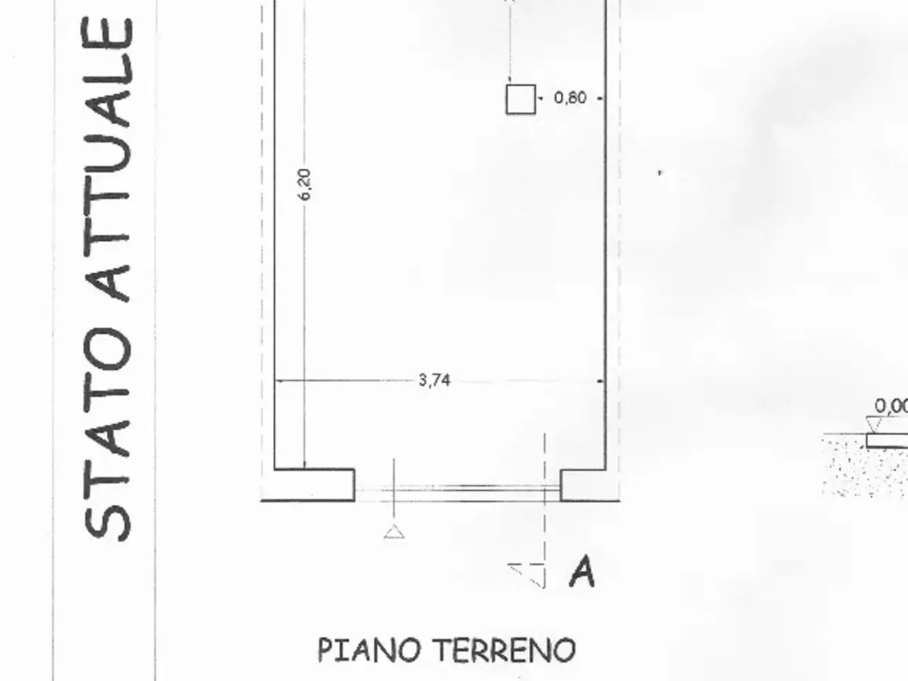 Negozio in Sandei 323, Lucca, {3} - Planimetria 1