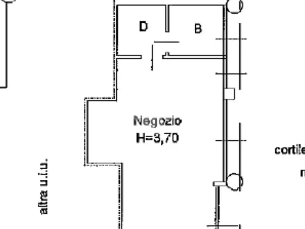 Negozio in Via Don Crippa Raffaele 7, Lissone, {3} - Planimetria 1