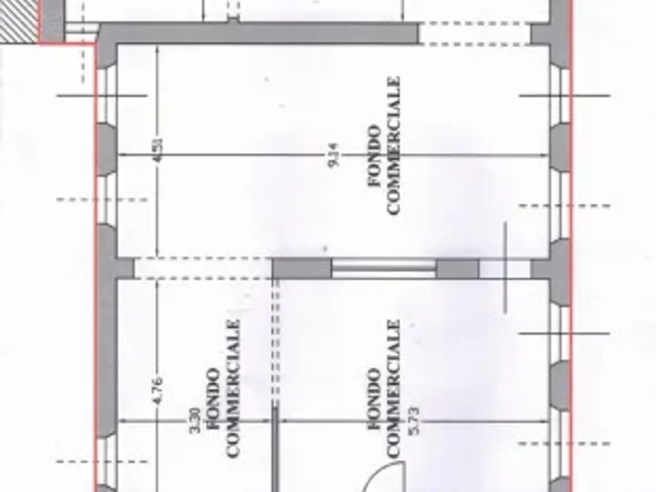 Negozio in Via Lombarda, Capannori, {3} - Planimetria 1