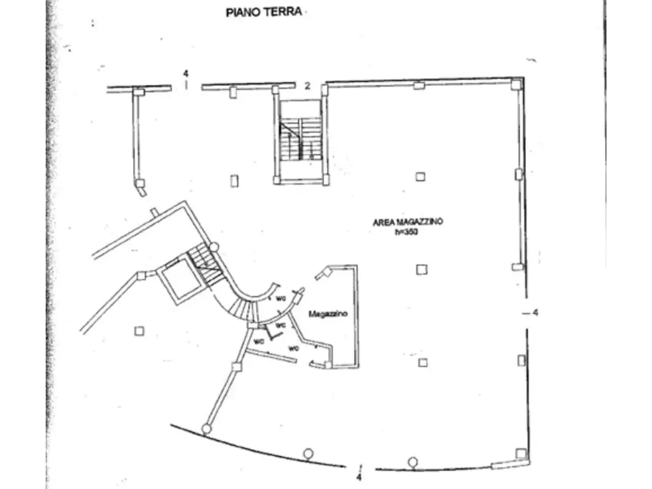 Ufficio in Via Pedro Alvares Cabral 18, Rende, {3} - Planimetria 1