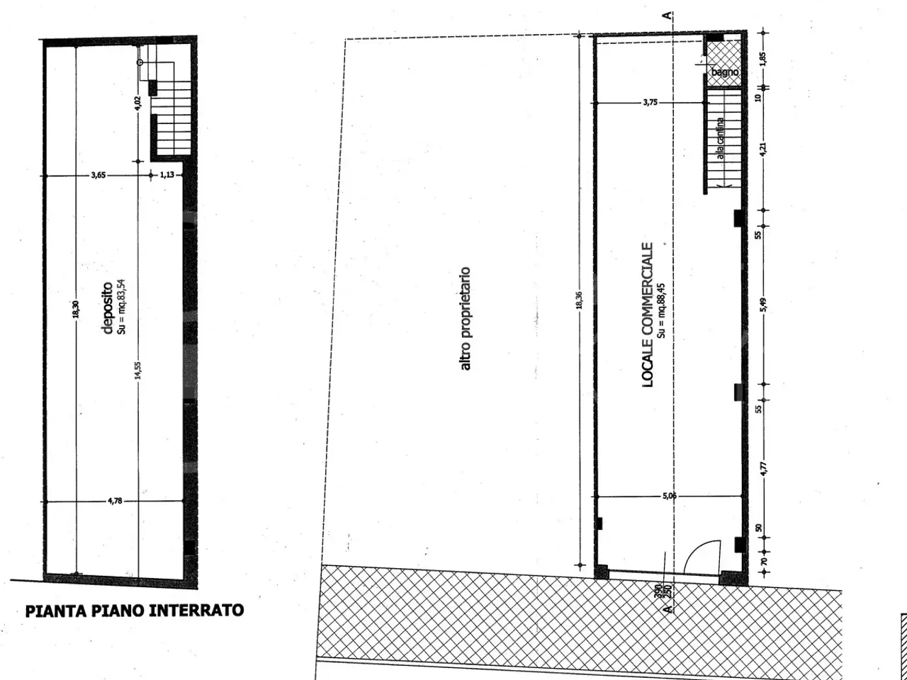 Negozio in Via Cadorna 37, Tricase, {3} - Planimetria 1