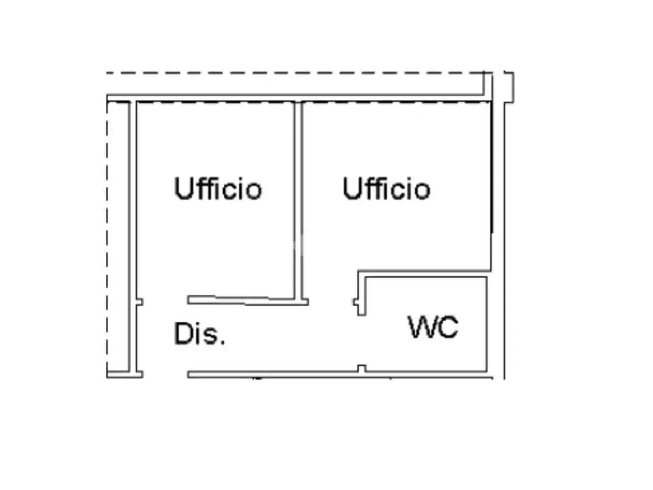 Ufficio in Via dei Tigli 2, Biassono, {3} - Planimetria 1