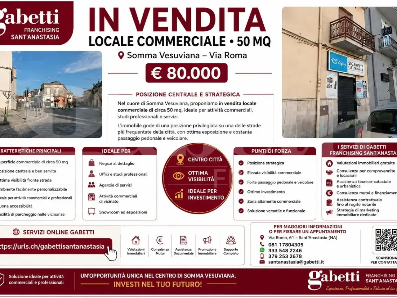 Negozio in Via Roma 60, Somma Vesuviana, {3} - Foto 1