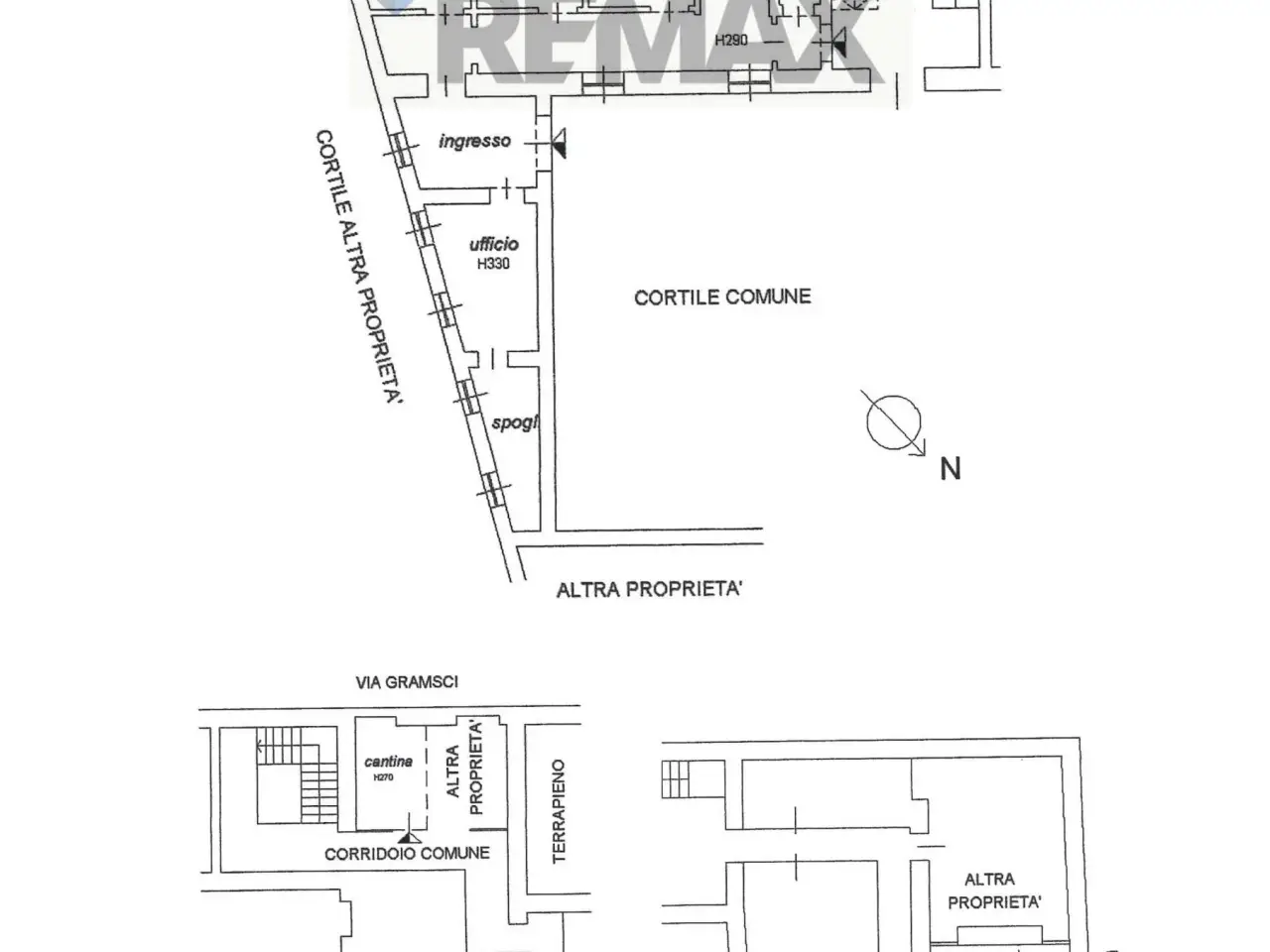Ufficio in Via Alessandro Manzoni 56, Monza, {3} - Planimetria 1