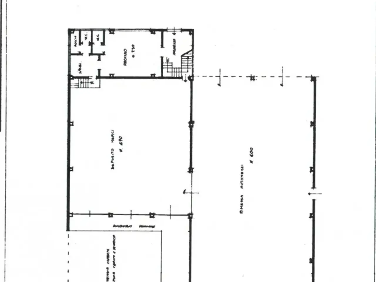 Capannone in Via Costituzione 174, Fabbrico, {3} - Planimetria 1