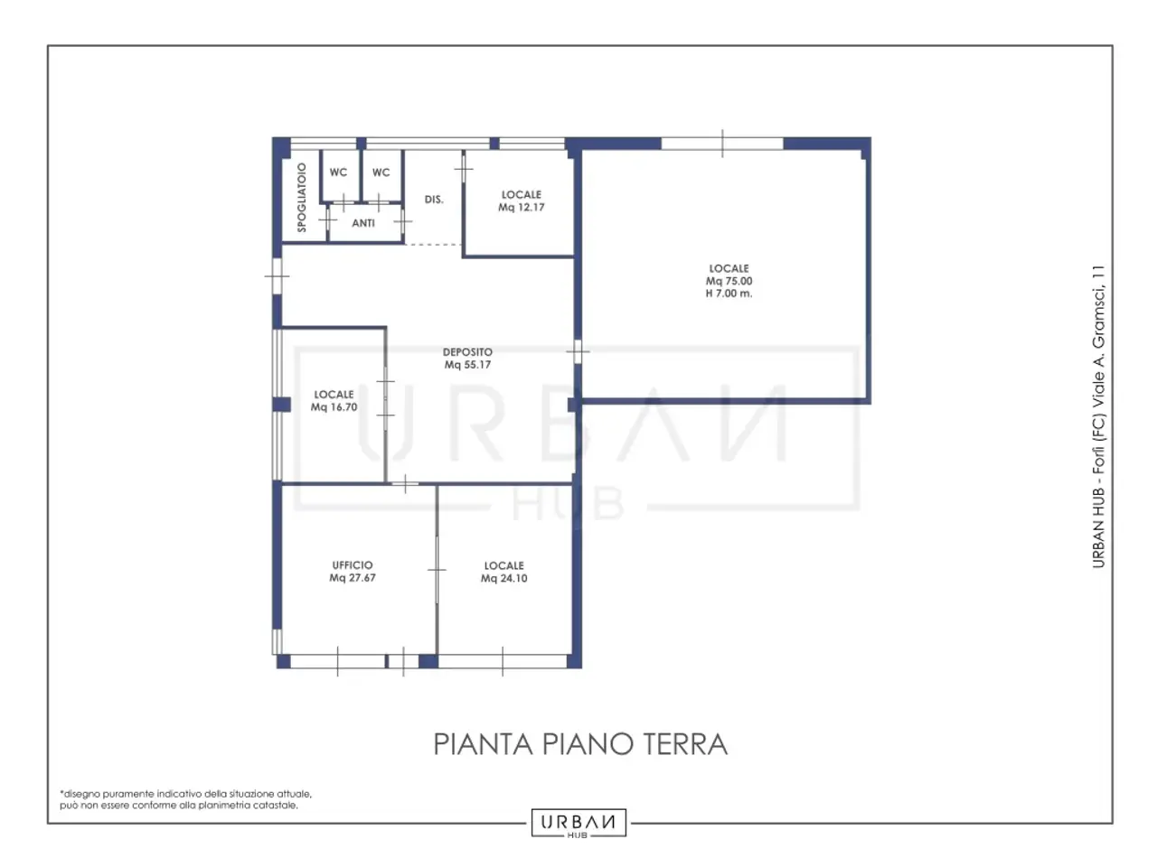Locale commerciale in , Forli', {3} - Planimetria 1