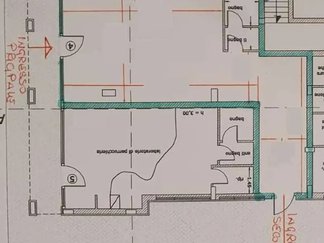 Negozio in Tuderte  19b, Marsciano, {3} - Planimetria 1