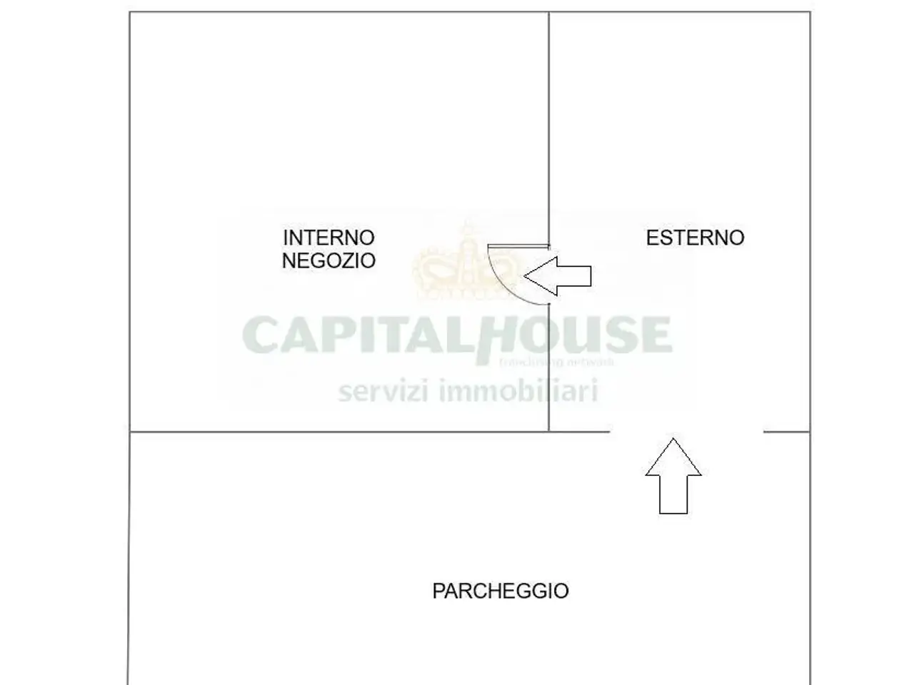 Esercizio commerciale in Corso Europa, Villaricca, {3} - Planimetria 1