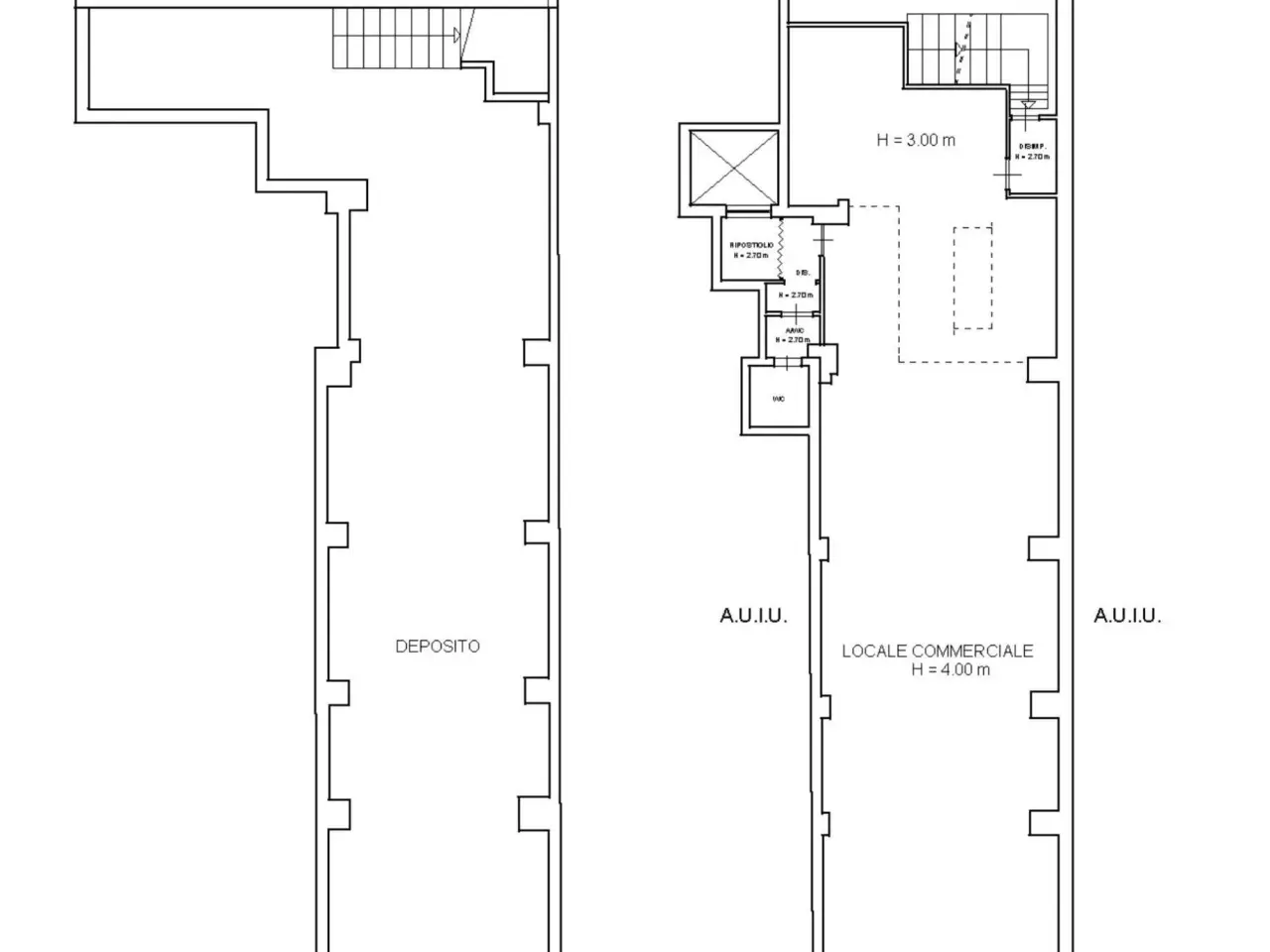 Negozio in Via Principe Amedeo 230, Bari, {3} - Planimetria 1