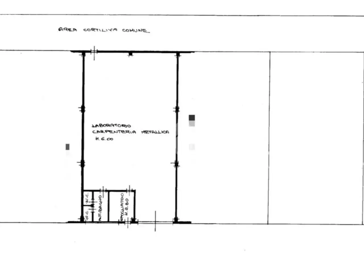 Capannone in Via Raffello 1, Reggio Emilia, {3} - Planimetria 1