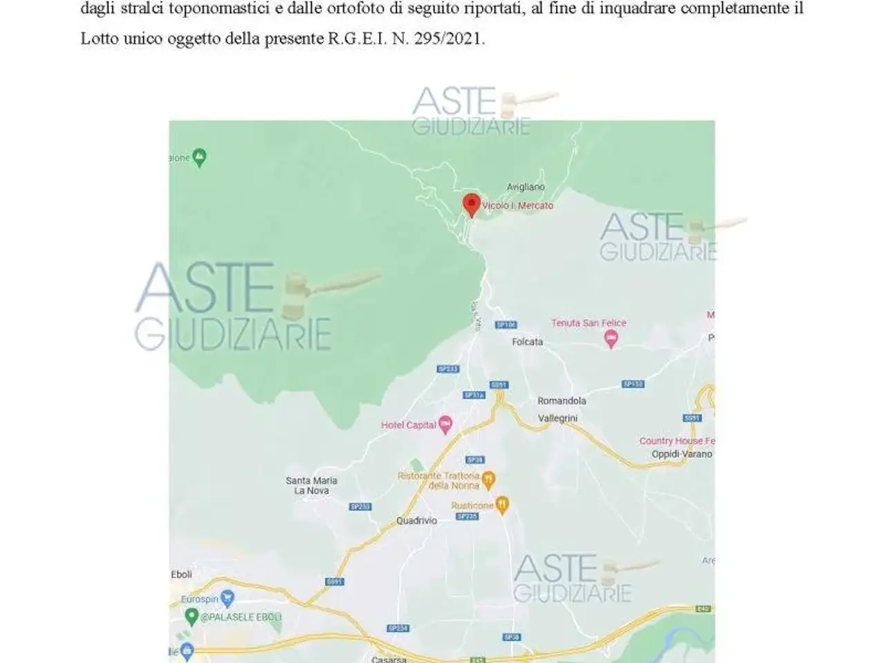 Garage in Vico Secondo di Via Mercato 7 7, Campagna, {3} - Planimetria 1