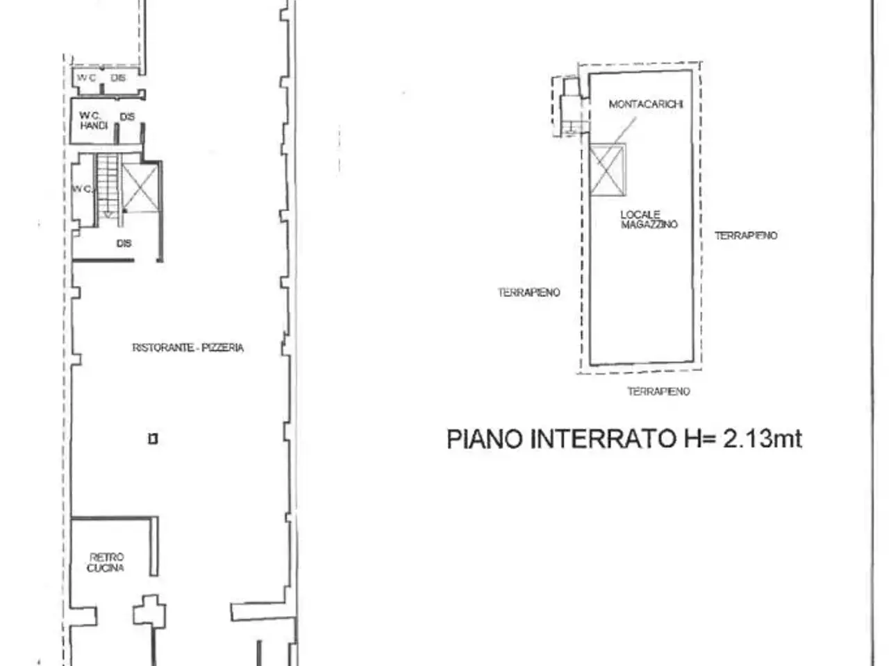Negozio in Via dei Devoto, Lavagna, {3} - Planimetria 1