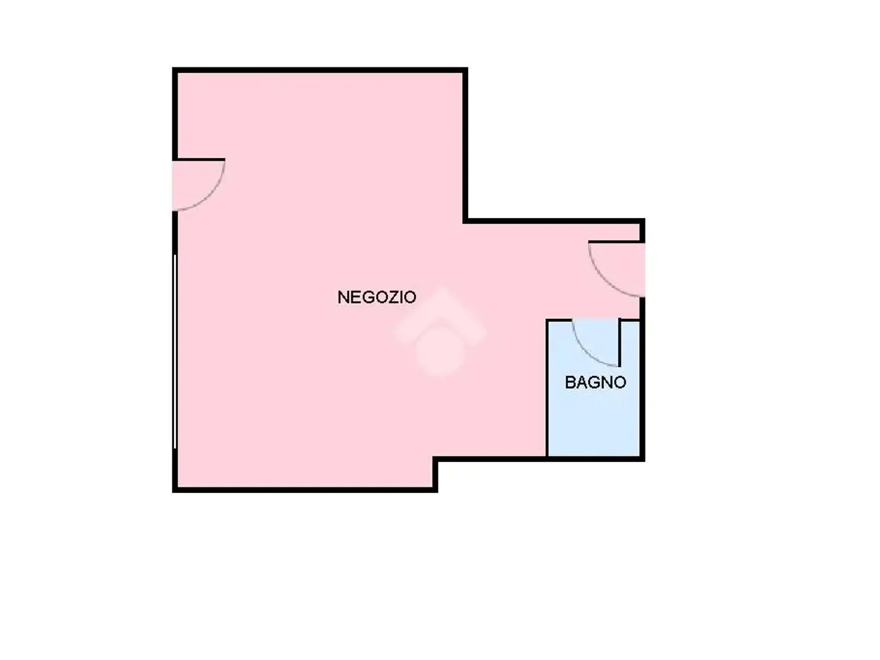 Negozio in Via Dante Alighieri 3, Livorno Ferraris, {3} - Planimetria 1