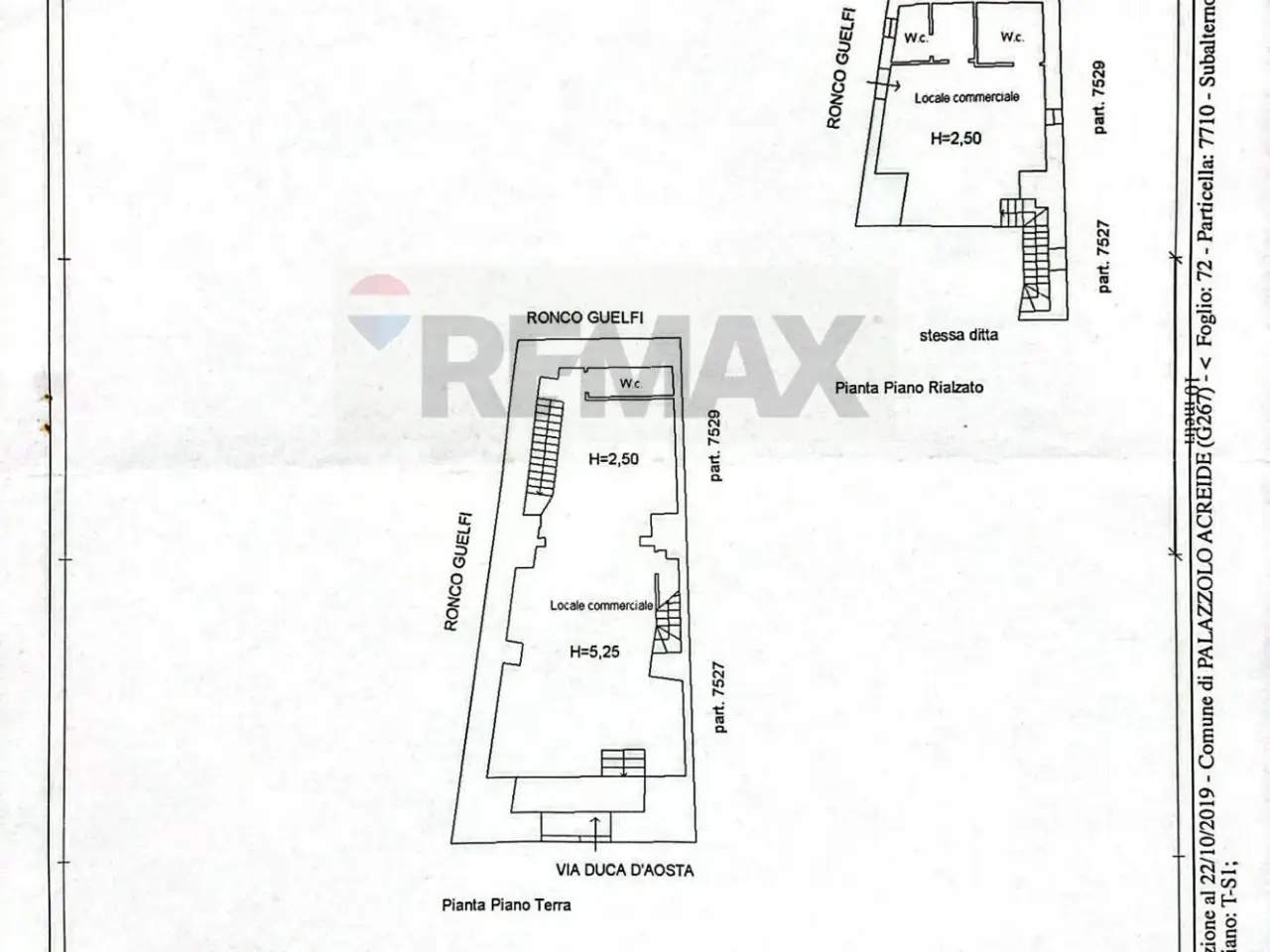 Negozio in Via Duca d\'Aosta 7, Palazzolo Acreide, {3} - Planimetria 1