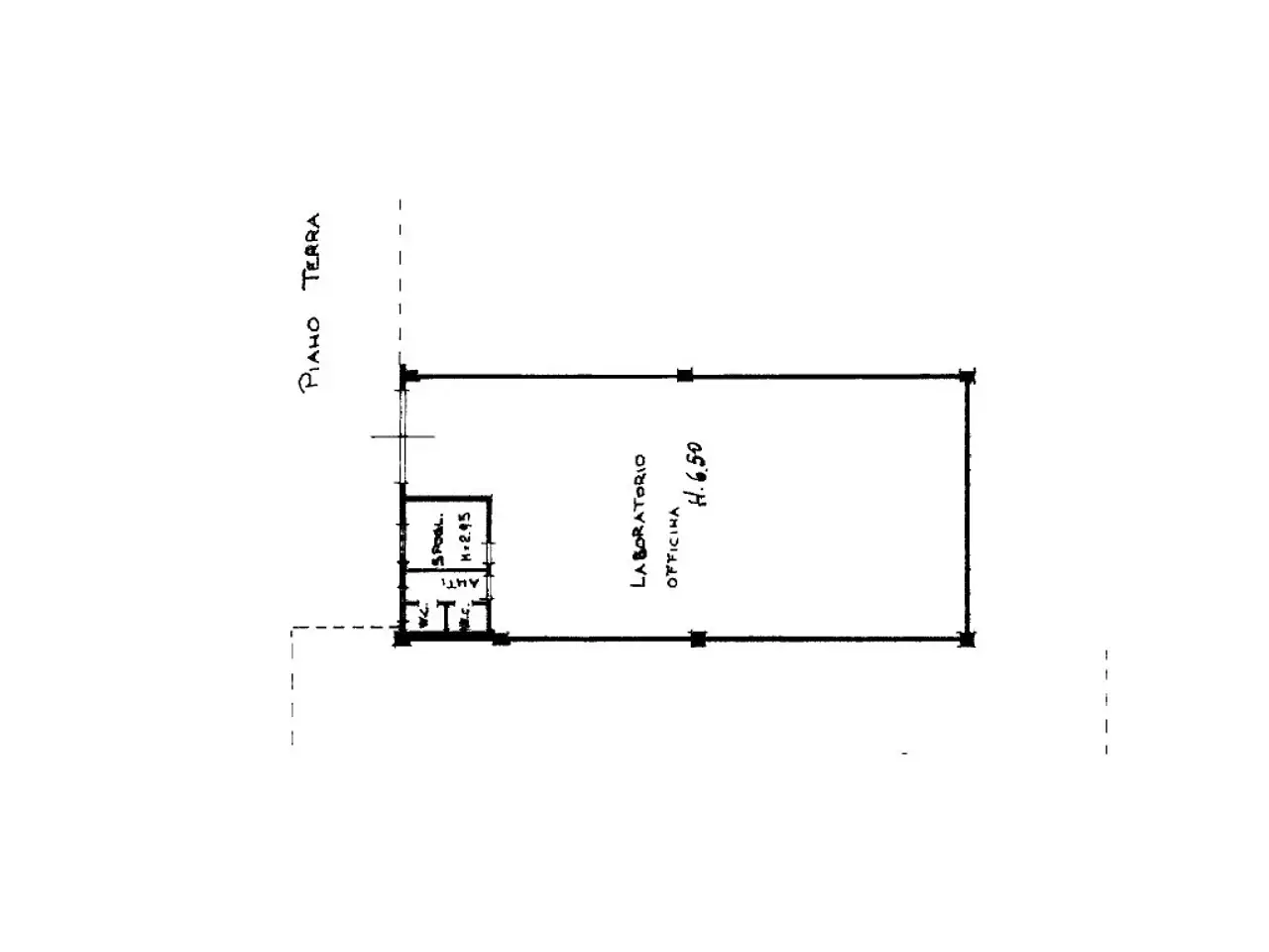 Capannone in Via Po, Forli', {3} - Planimetria 1