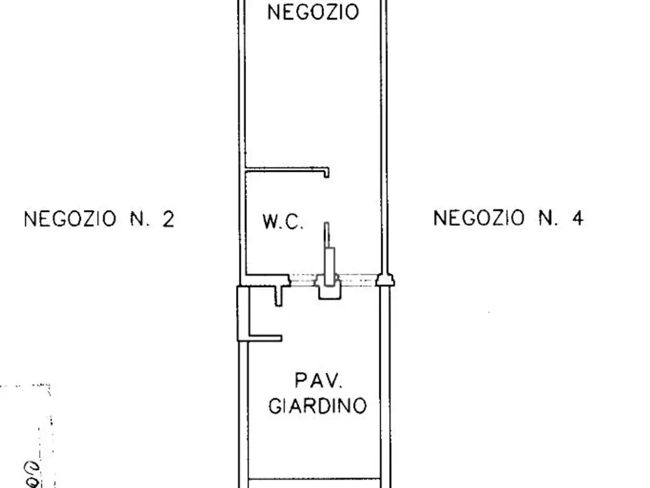 Negozio in Via Raffaele Conforti 98, Roma, {3} - Planimetria 1