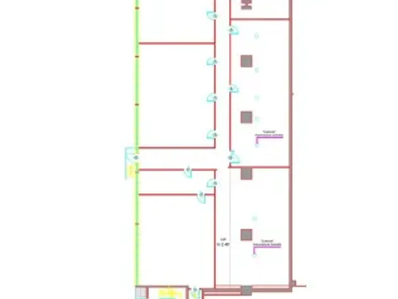 Ufficio in Via Gaudenzio Fantoli, Milano, {3} - Planimetria 1
