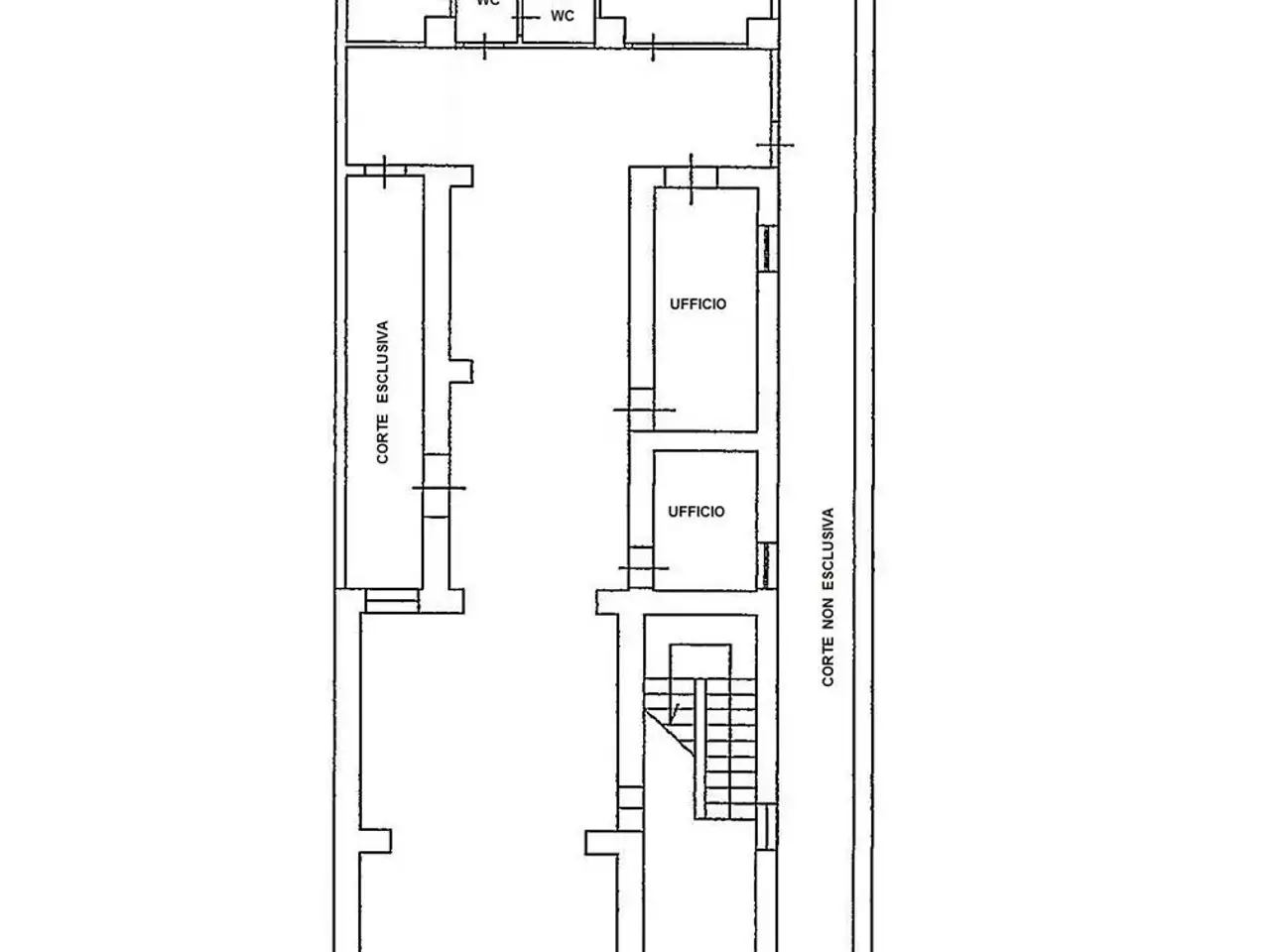 Negozio in Via Francesco Paolo di Blasi, Palermo, {3} - Planimetria 1