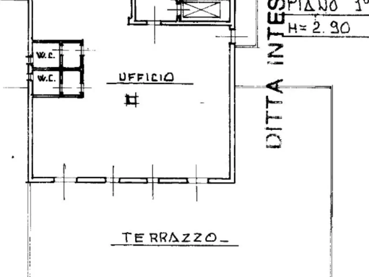 Ufficio in Via Agostino Paradisi 14, Reggio nell'Emilia, {3} - Planimetria 1