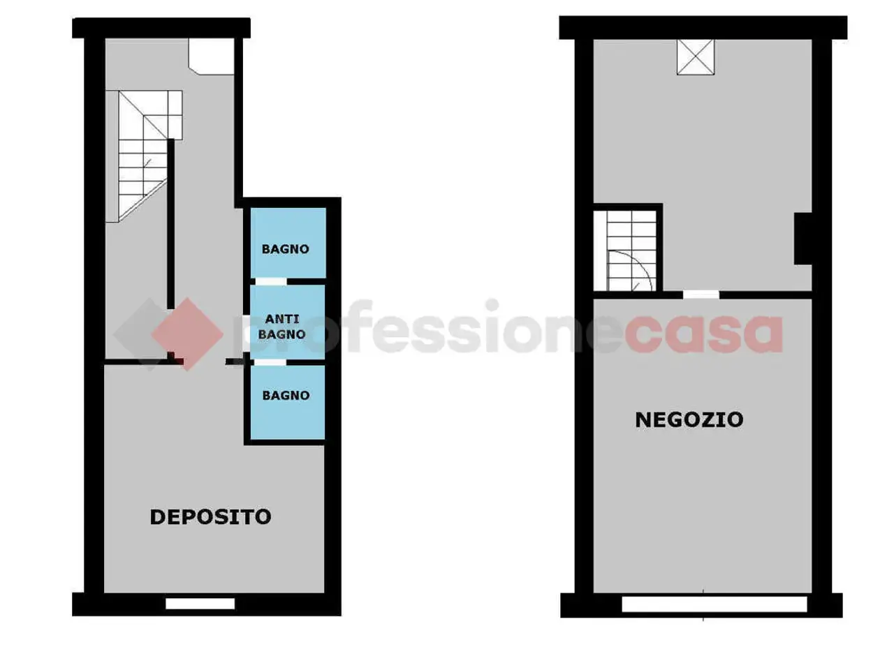 Negozio in Via Ugo De Carolis, Roma, {3} - Planimetria 1