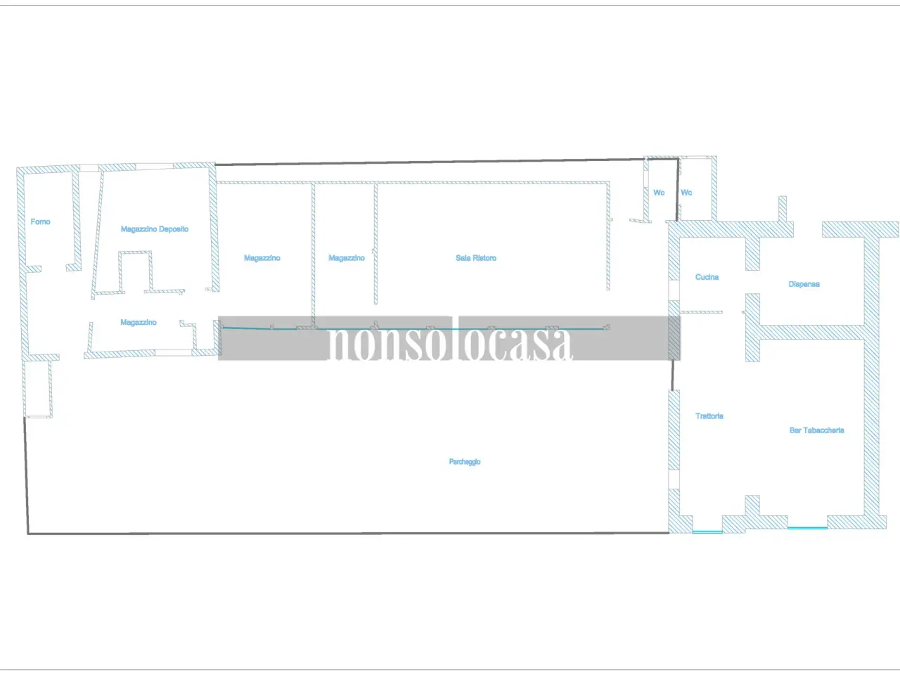 Negozio in Via Frà Filippo Longo 999, Magione, {3} - Planimetria 1