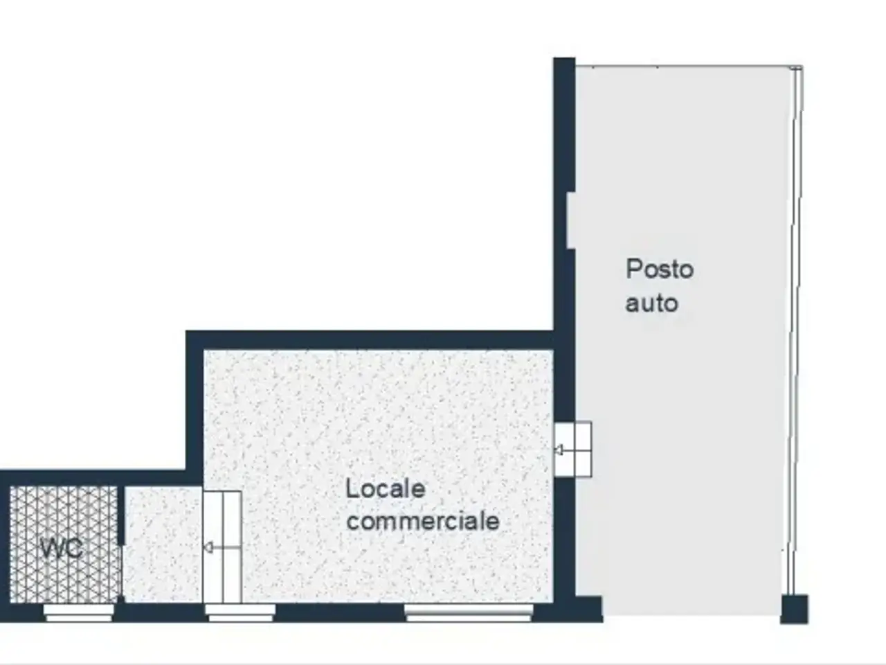 Negozio in Viale Sarca 197, Milano, {3} - Planimetria 1
