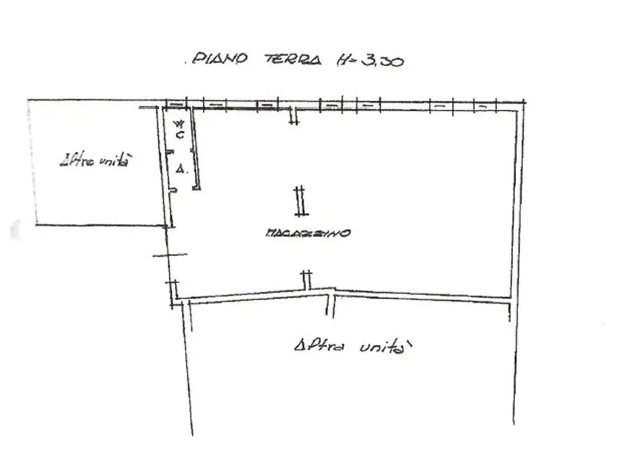 Magazzino in Via Bravi, Padova, {3} - Planimetria 1
