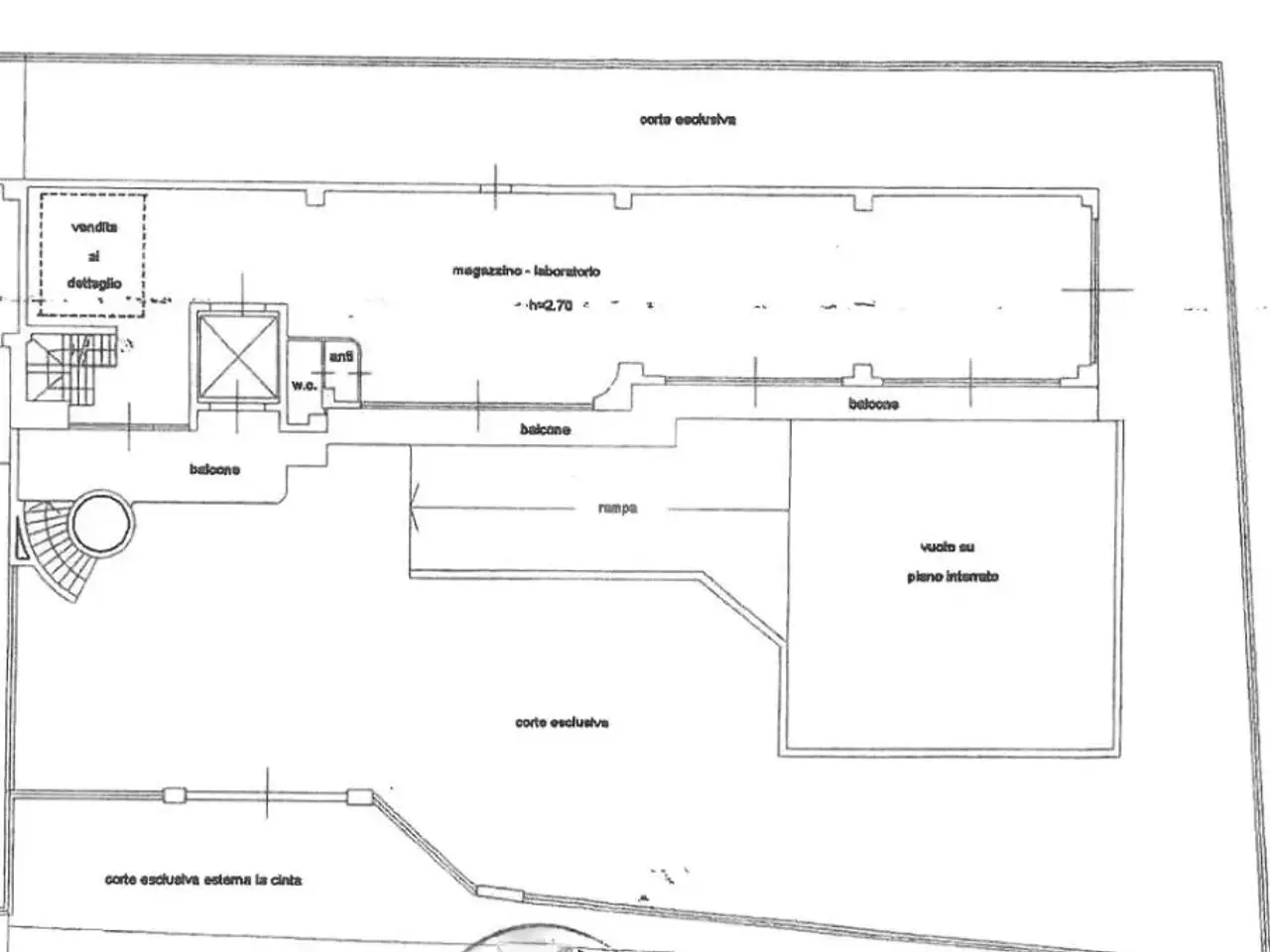 Capannone in Via Generale Reverberi 39, Passirano, {3} - Planimetria 1