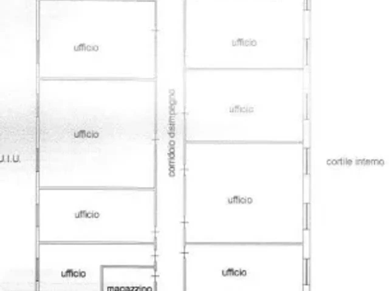 Ufficio in Corso Giulio Cesare 31, Torino, {3} - Planimetria 1
