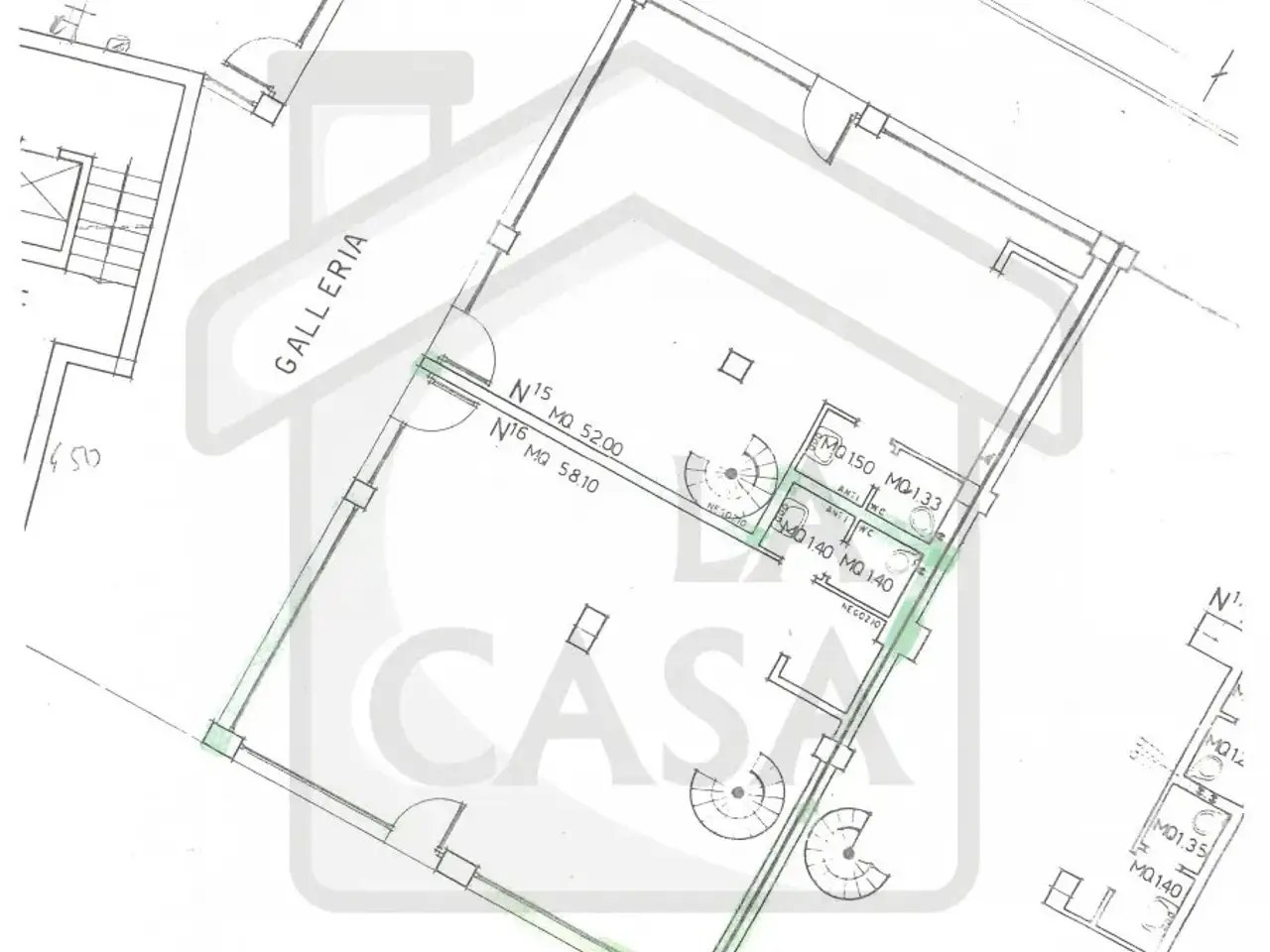 Negozio in Via Aureliana, Montegrotto Terme, {3} - Planimetria 1