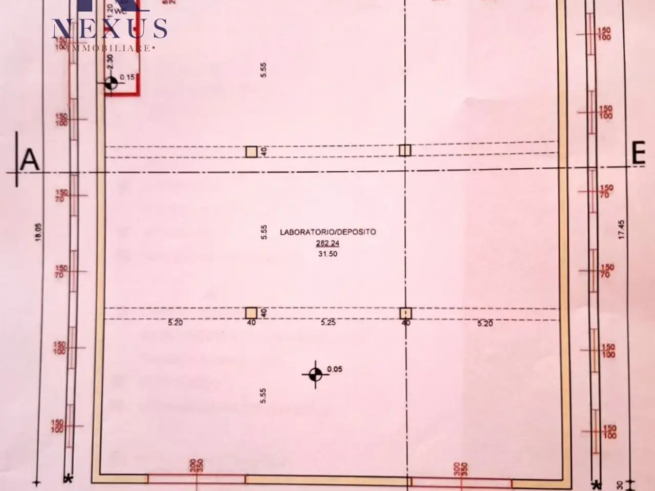 Capannone in Via dell'Industria, Fano, {3} - Planimetria 1