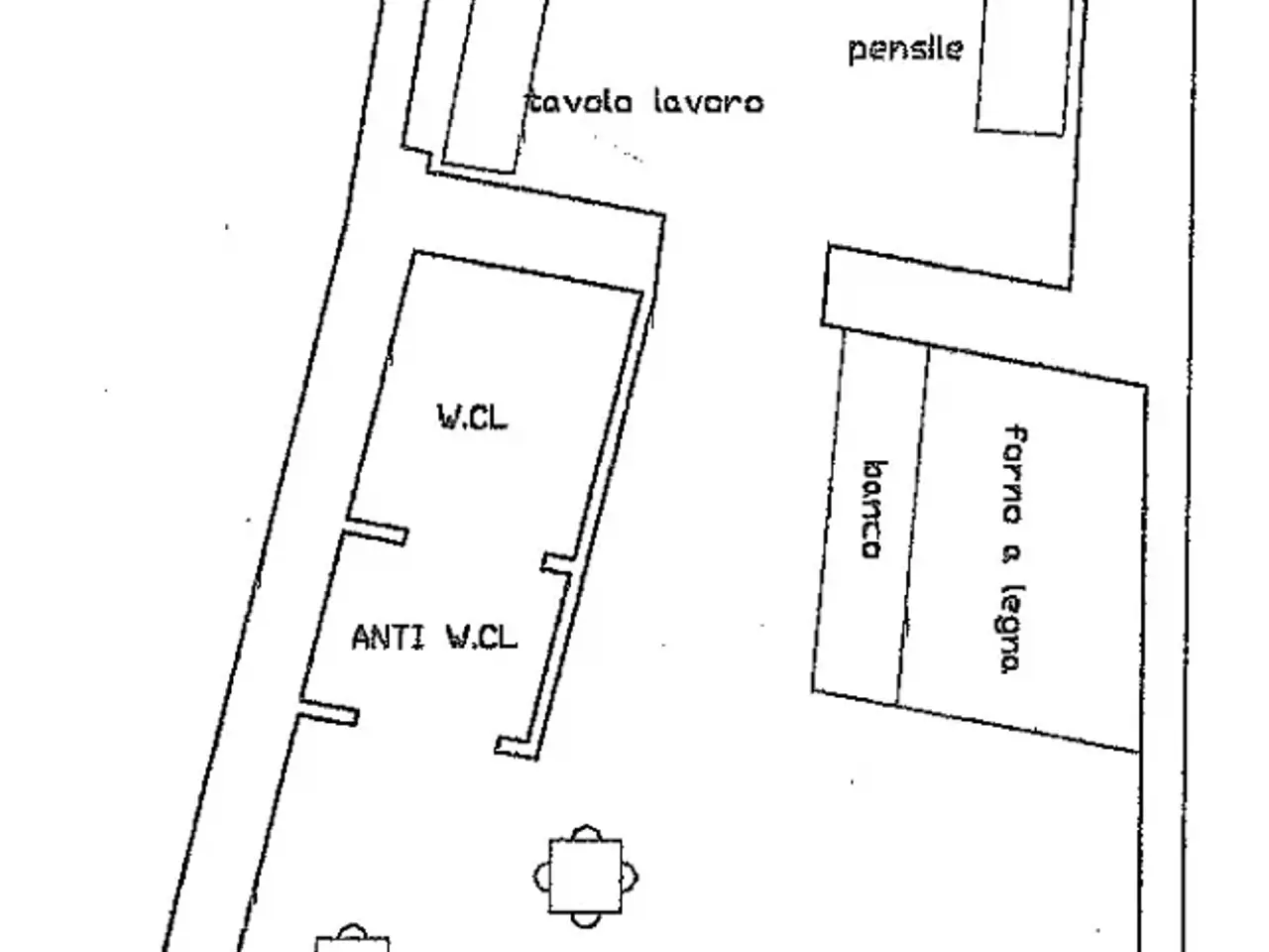 Negozio in Piazza Romana, Cori, {3} - Planimetria 1