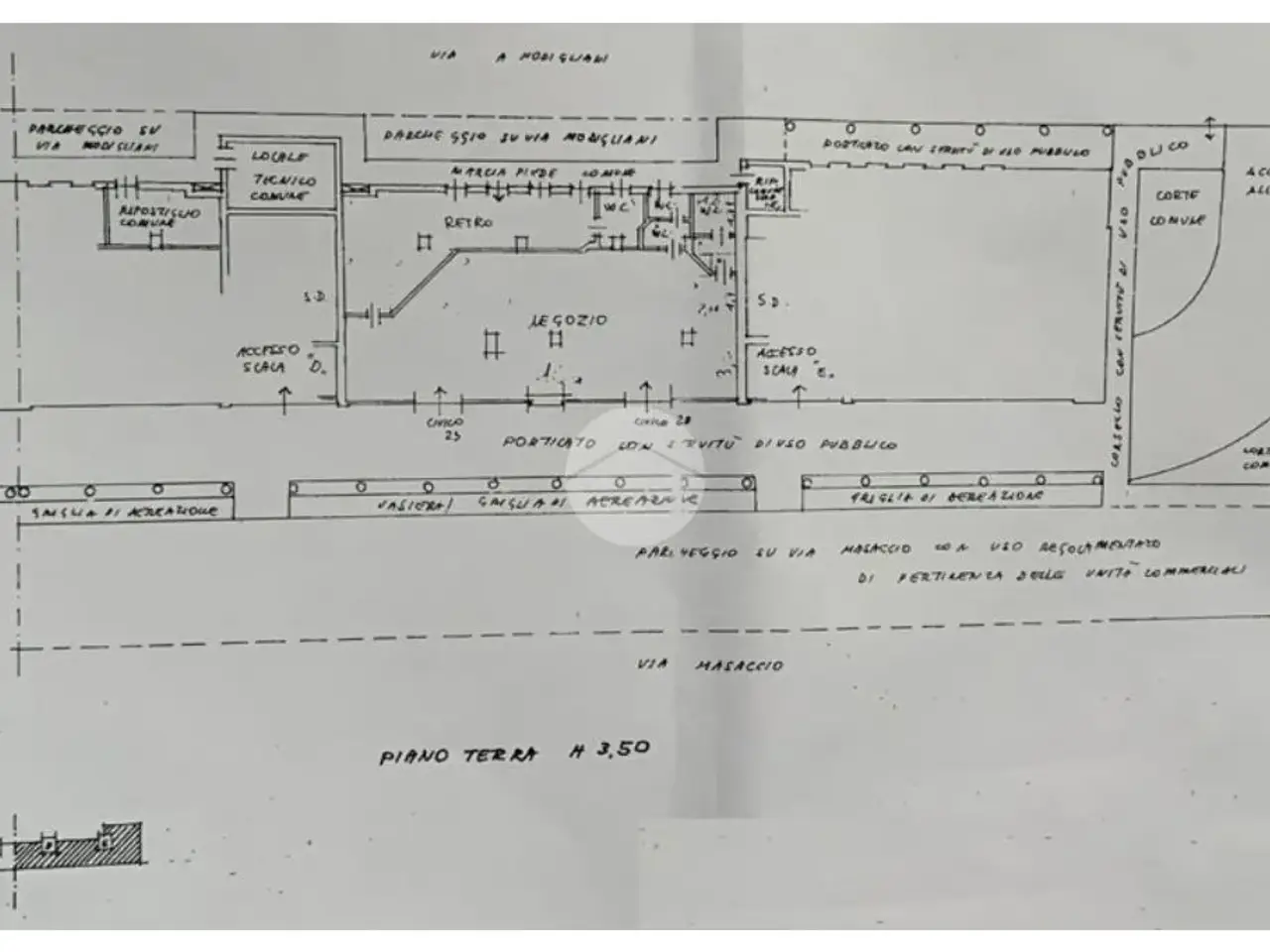 Negozio in Via Masaccio 23, Brescia, {3} - Planimetria 1