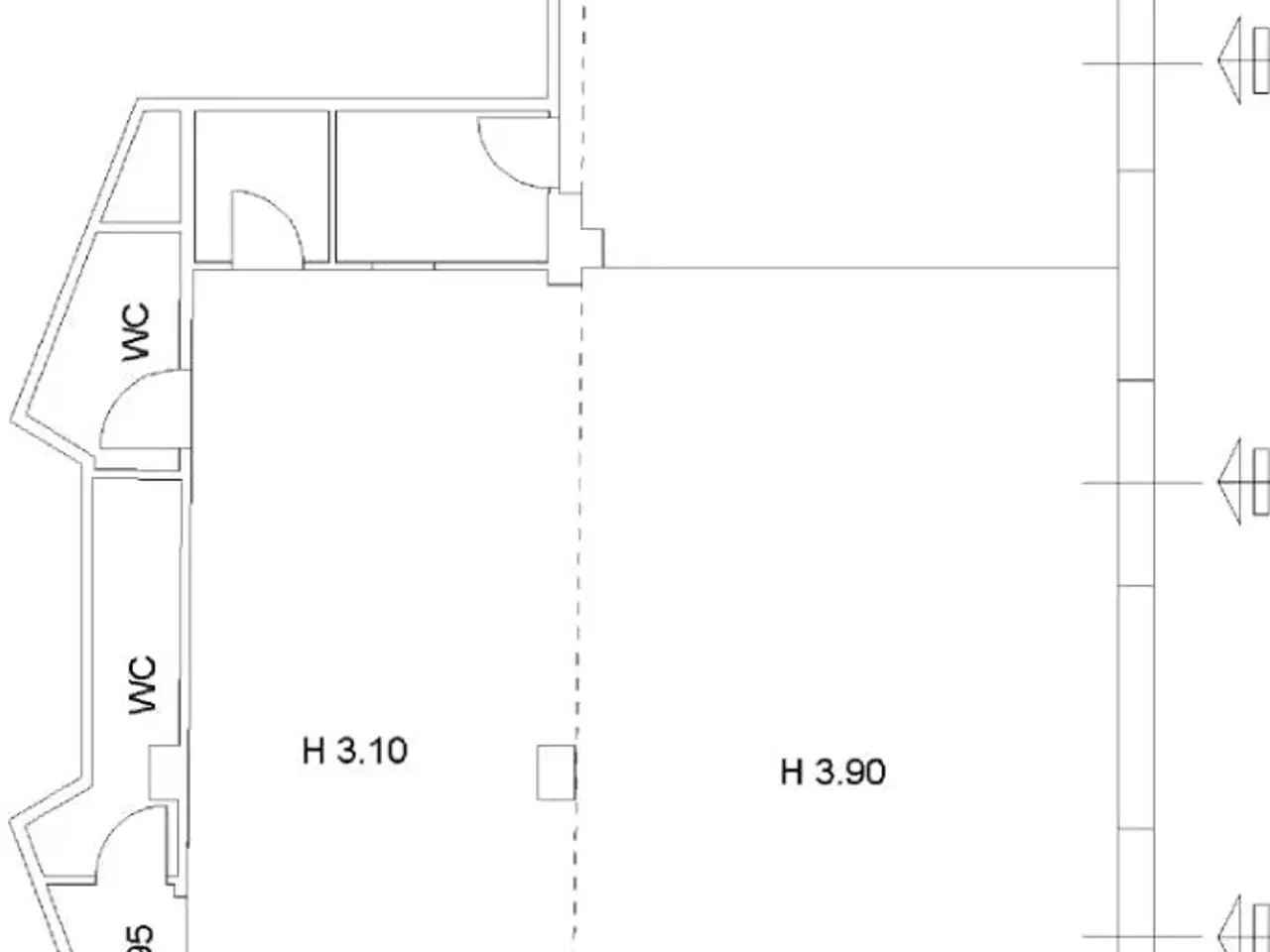 Negozio in Via Felice Cavallotti, Napoli, {3} - Planimetria 1