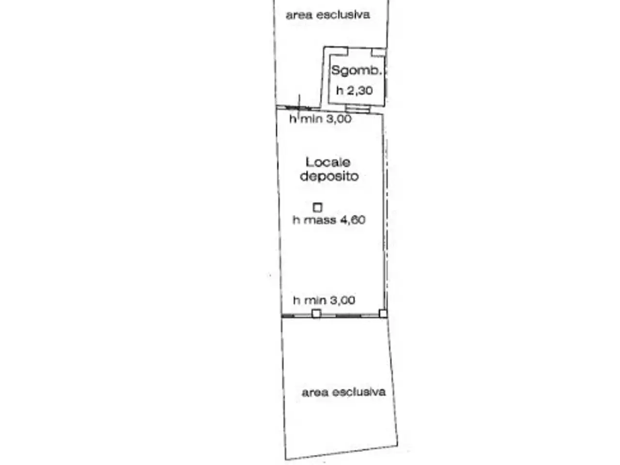 Magazzino in Via San Martino 46, Barge, {3} - Planimetria 1