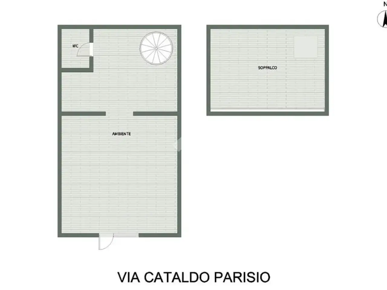 Negozio in Via Cataldo Parisio 35, Palermo, {3} - Planimetria 1