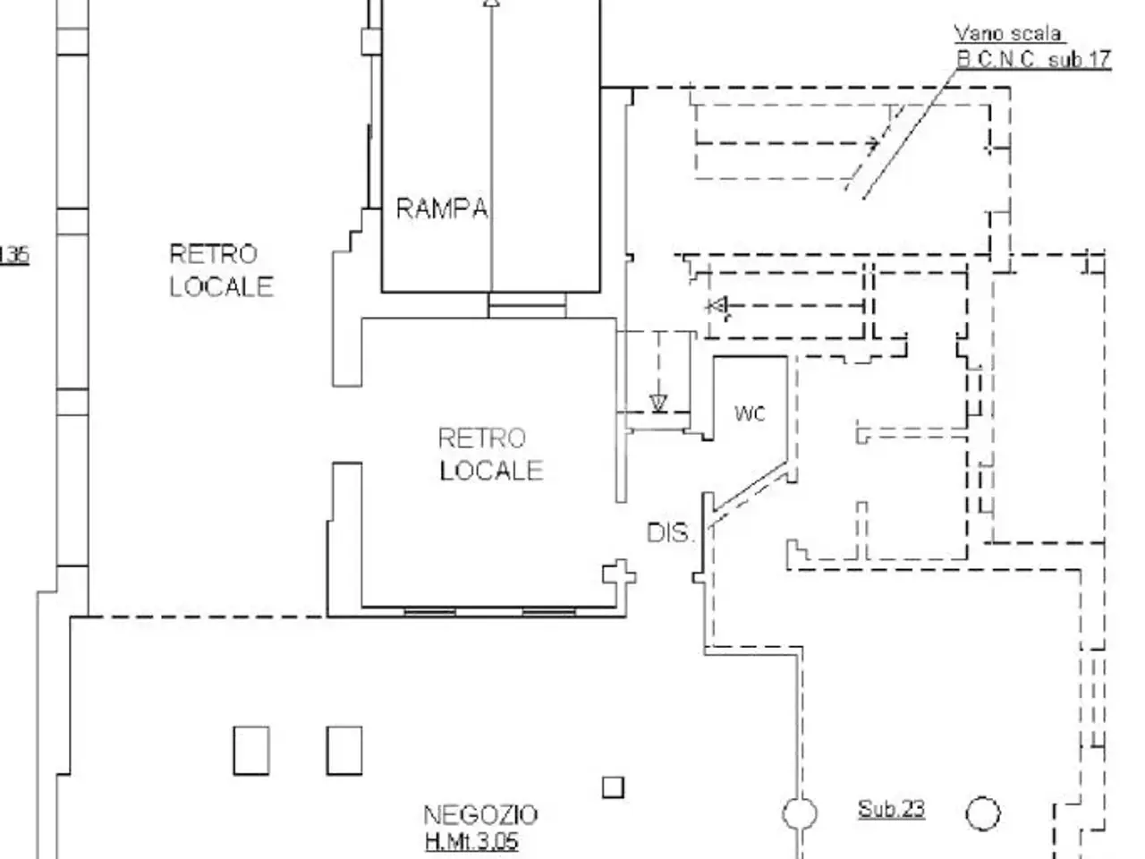 Negozio in Via Bra 5, Cervere, {3} - Planimetria 1