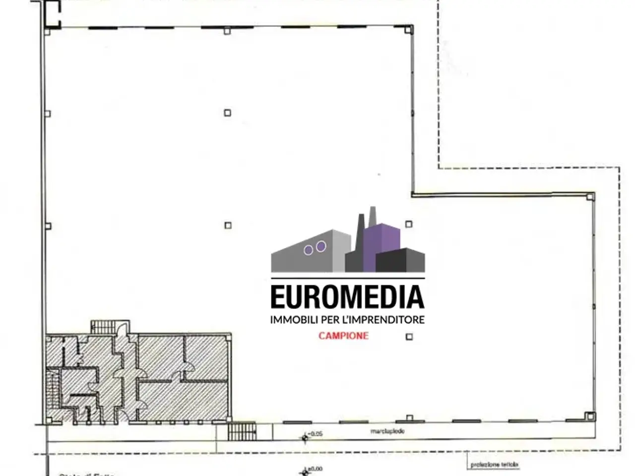 Capannone in Via Cesare Beccaria, San Martino Buon Albergo, {3} - Planimetria 1