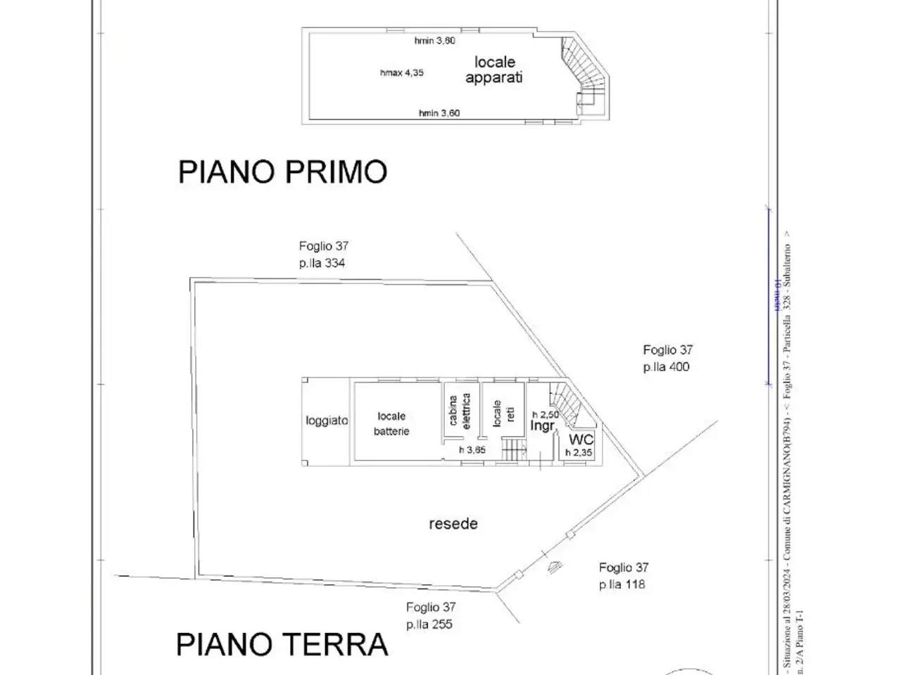 Capannone in Via Garibaldi, Carmignano, {3} - Planimetria 1