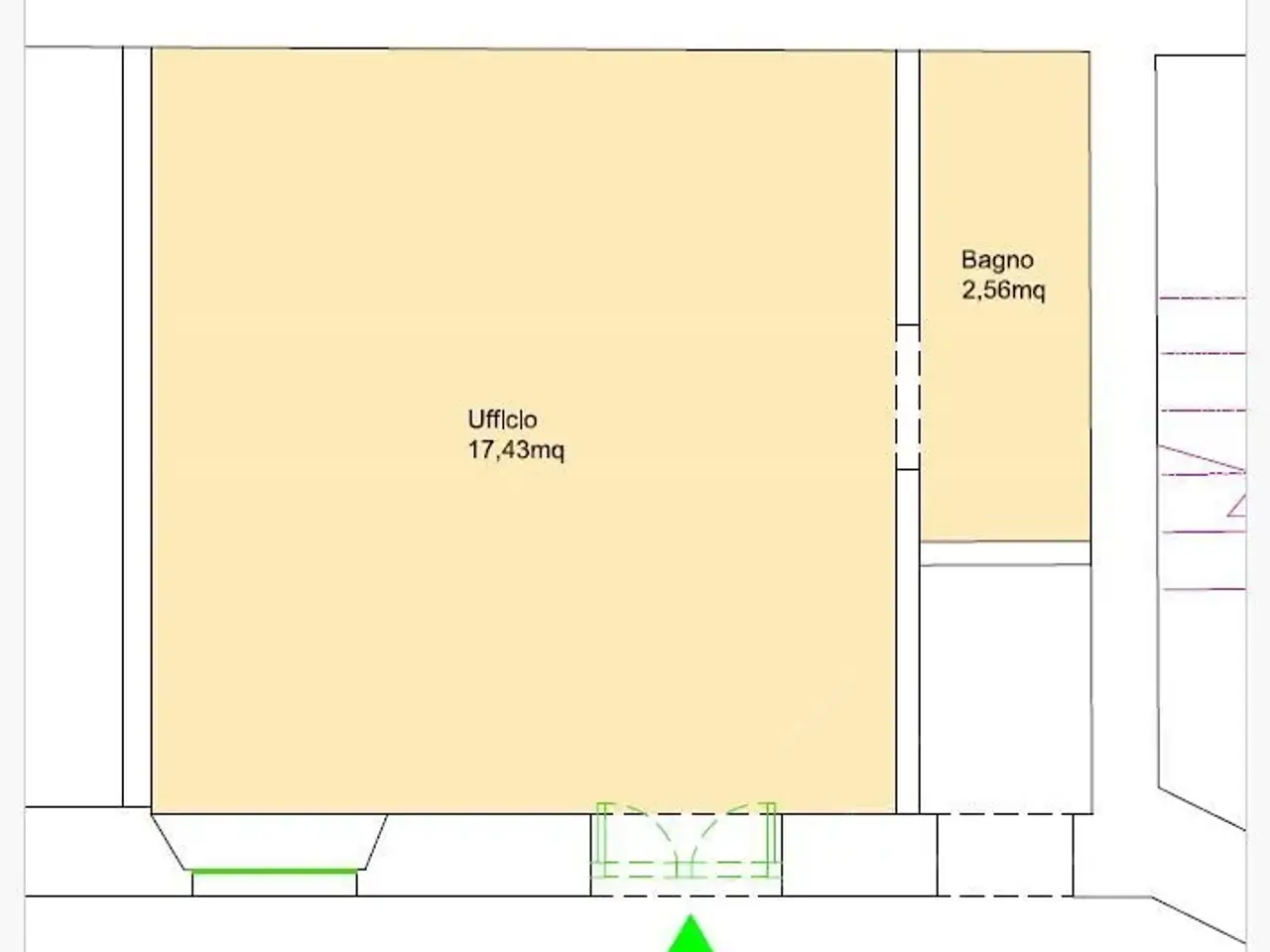 Ufficio in Via Buonarroti 9, Milano, {3} - Planimetria 1