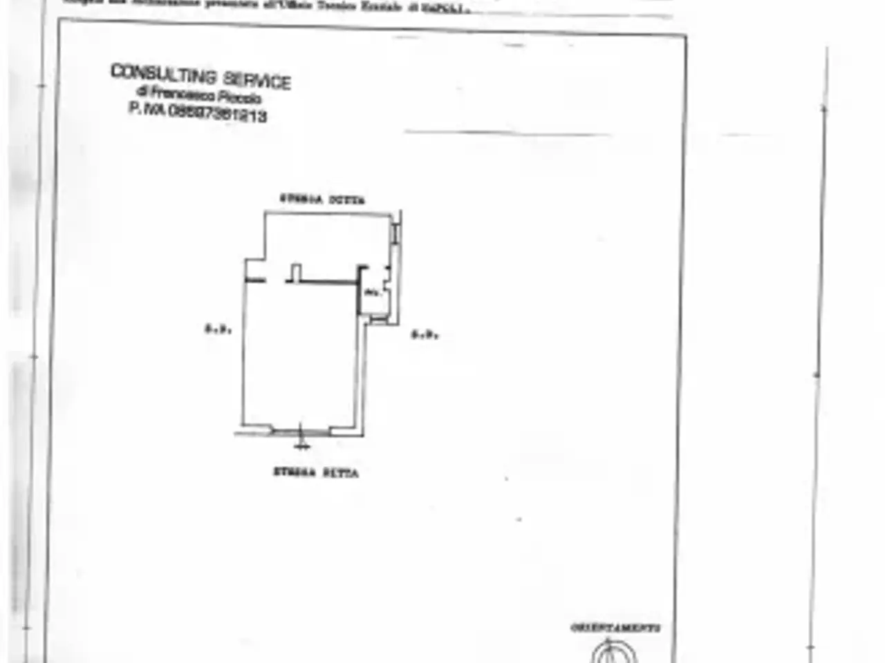 Magazzino in Via Giovanni della Rocca, Boscoreale, {3} - Planimetria 1