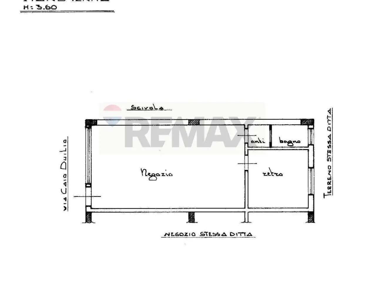 Negozio in Via Caio Duilio 20, Furci Siculo, {3} - Planimetria 1
