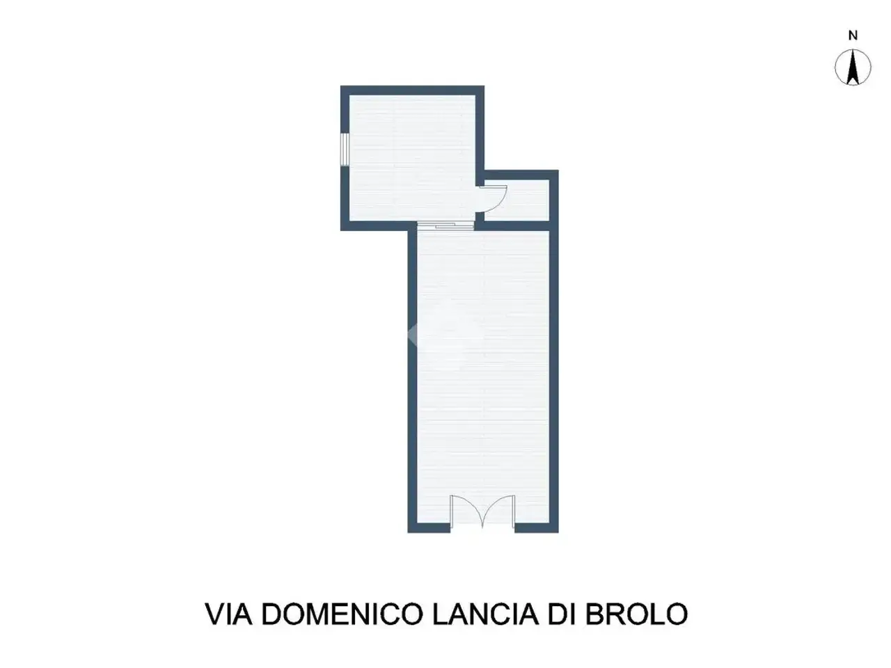 Negozio in Via Domenico Lancia di Brolo 48, Palermo, {3} - Planimetria 1