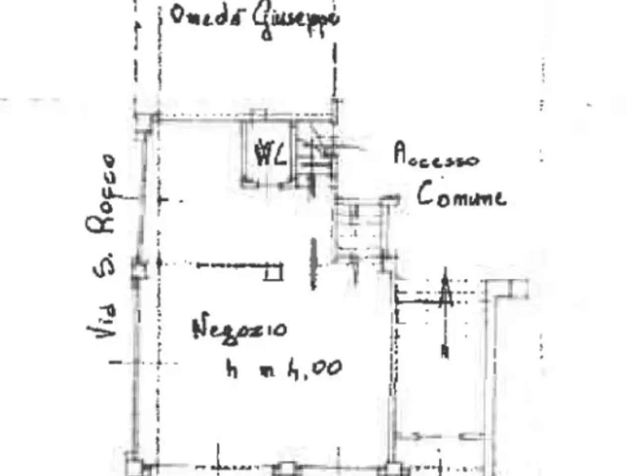Negozio in Piazza San Rocco 1, Rivoli, {3} - Planimetria 1