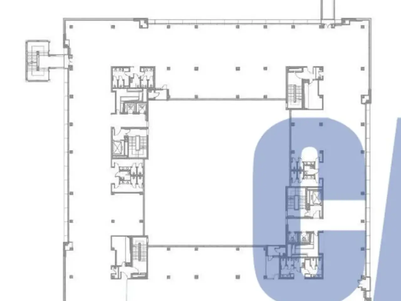 Ufficio in Via Bazzi Carlo, Milano, {3} - Planimetria 1