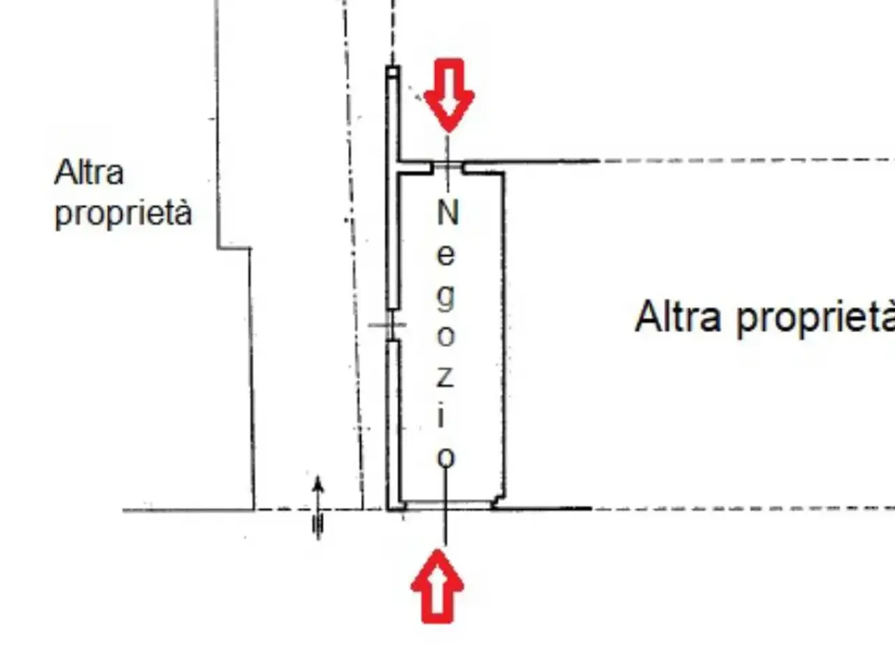 Negozio in Corso Piemonte 26, Saluzzo, {3} - Planimetria 1
