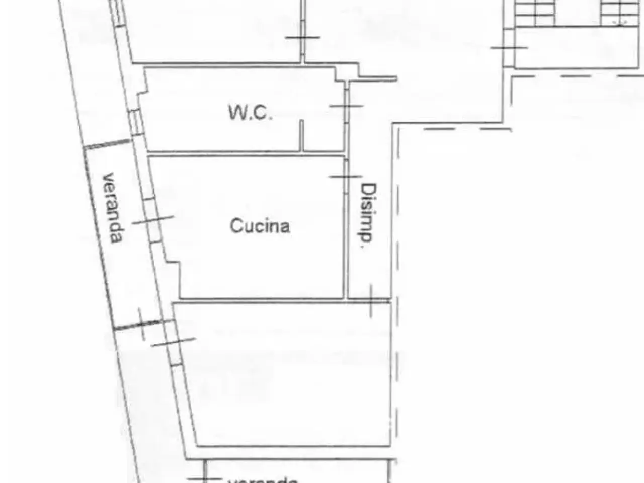 Quadrilocale in vendita, Via Nicolò Garzilli, Villabate - Planimetria 1