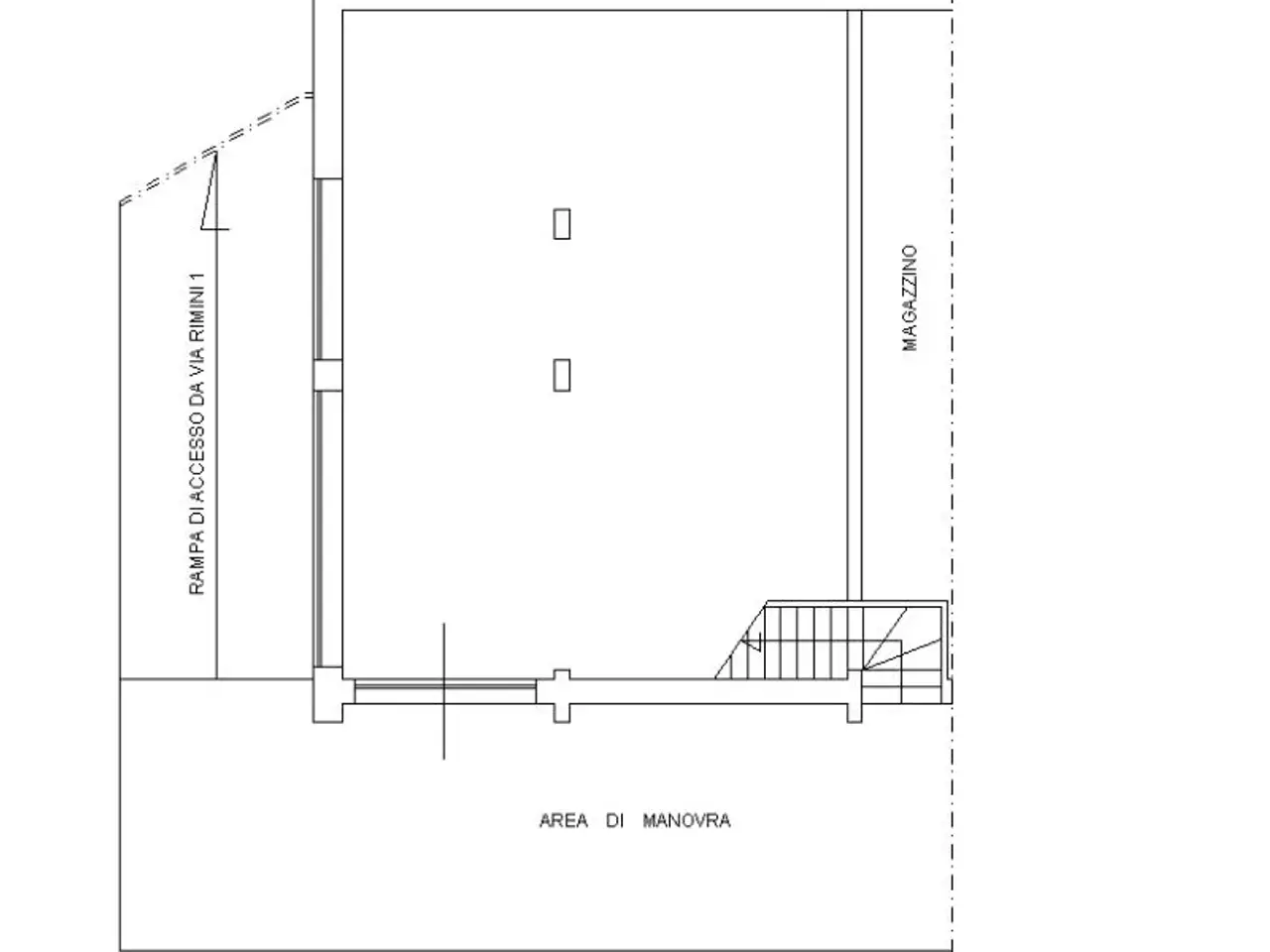 Magazzino in Via Rimini 1/C, Ladispoli, {3} - Planimetria 1