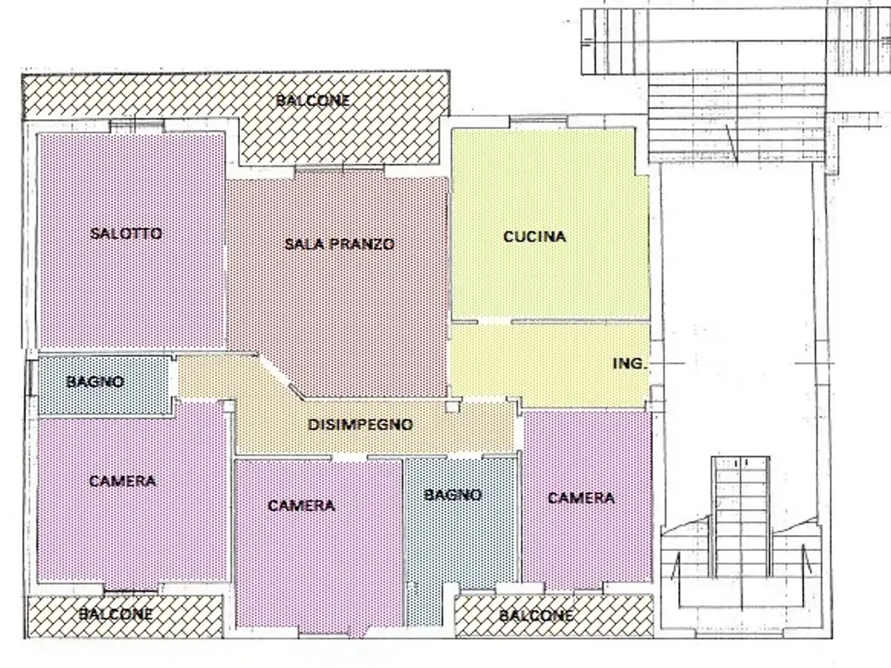 Appartamento in vendita, Via Mavigliano 25, Aprilia - Planimetria 1